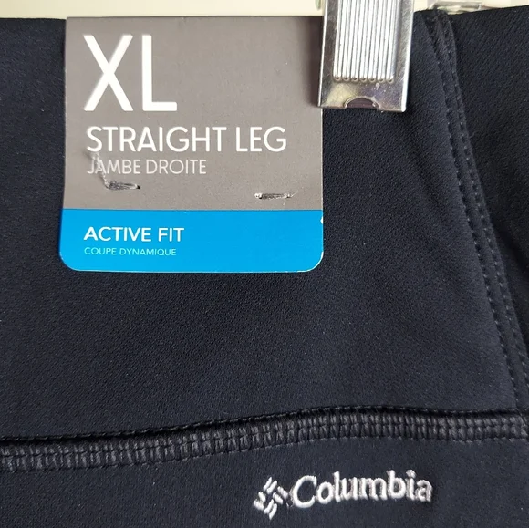 New Women XL Columbia Omni-Shell Lined Sleek Black Leggings with Side Pocket - Picture 13 of 16